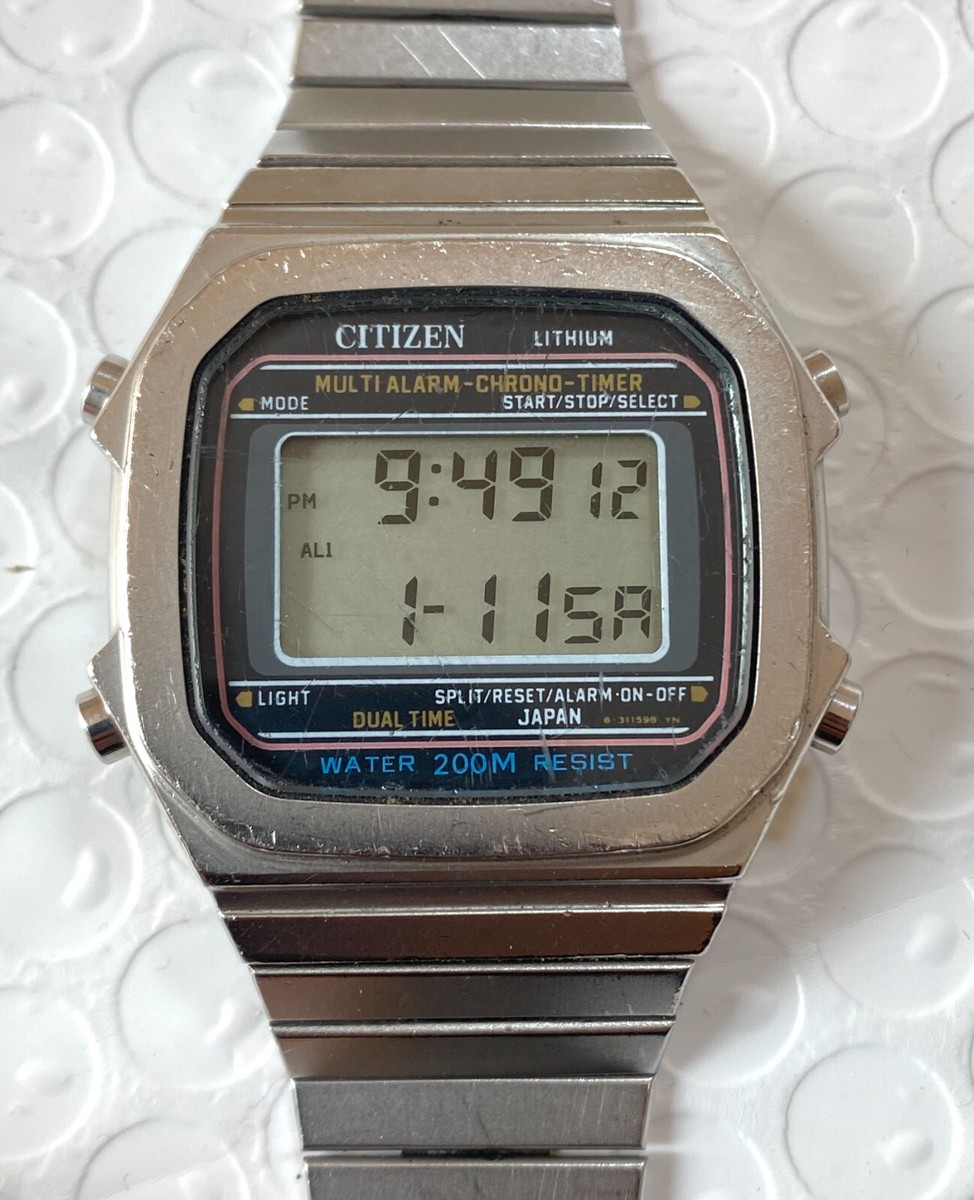 時計 CITIZEN MULTI ALARM VINTAGE CITIZEN LCD MULTI ALARM/TIMER/CHRONOGRAPH. | #168019797