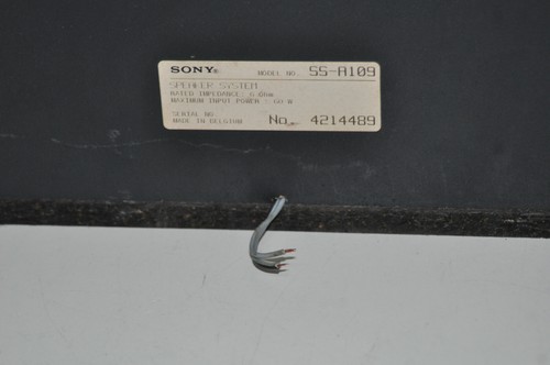 Sony SS-A109 Lautsprecher Box HiFi Sound Audio Speaker A 109 Loudspeaker - - Bild 6 von 8