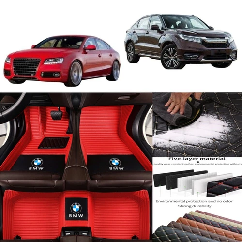 For BMW All Models Car Floor Mats All Weather Liner Carpet Luxury Custom Rugs - Picture 8 of 29