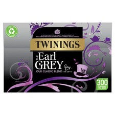 Twinings Earl Grey Tea Light Refreshing Classic London Blend 300 Bags 0.05 per strip