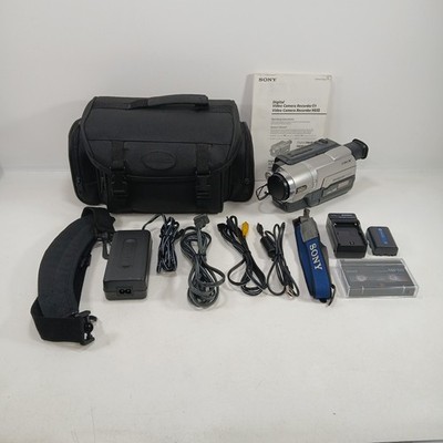 Sony Handycam Vision CCD-TRV608 NTSC Video Hi8 Camcorder Tested & Works