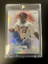 💎2018 Topps Chrome Update International Affair Refractor Ronald Acuna Jr (RC)💎