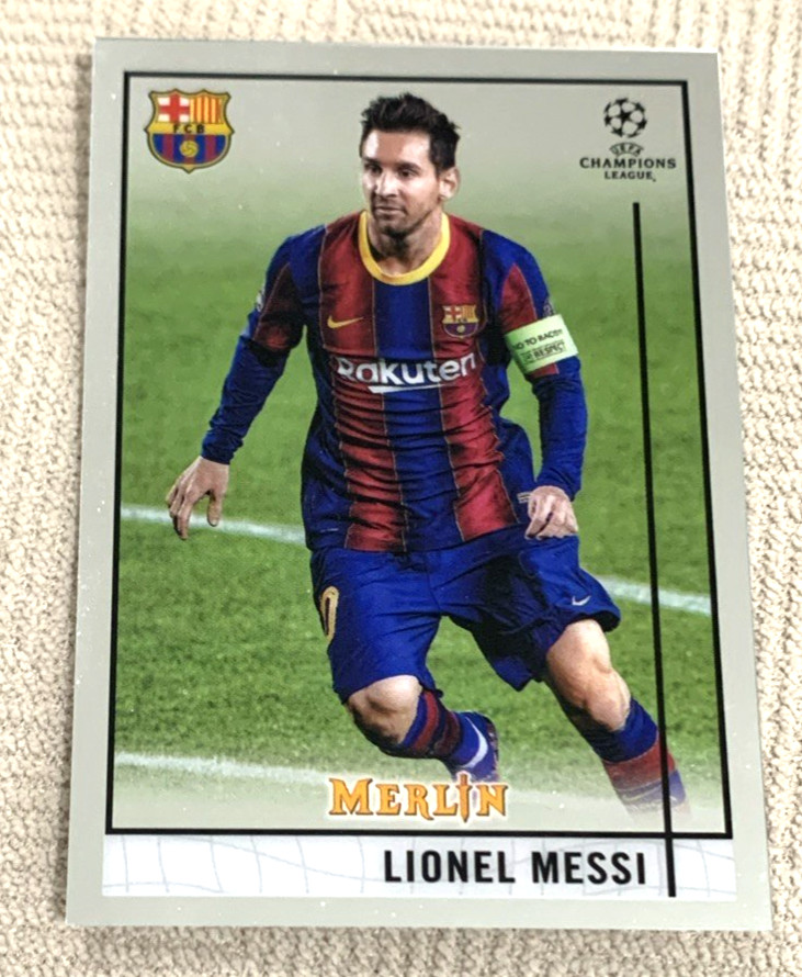 2020-2021 Topps Merlin UEFA - Lionel Messi #1 - FC Barcelona