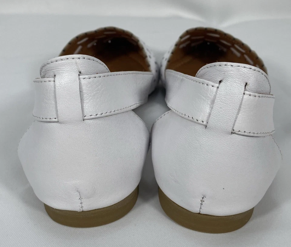 New Spring Step Eslora Flat 40 (US 9) Genuine Leather White Slip On Shoe - Image 3 of 4
