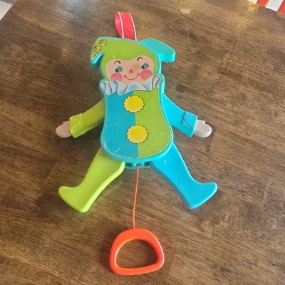 Fisher Price Vintage JOLLY JUMPING JACK BABY TOY #145 1969 LITTLE PEOPLE BABY! C