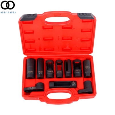 #ad 10Pcs O2 Oxygen Sensor and Oil Pressure Sending Unit Removal Socket Tool Set New $30.10