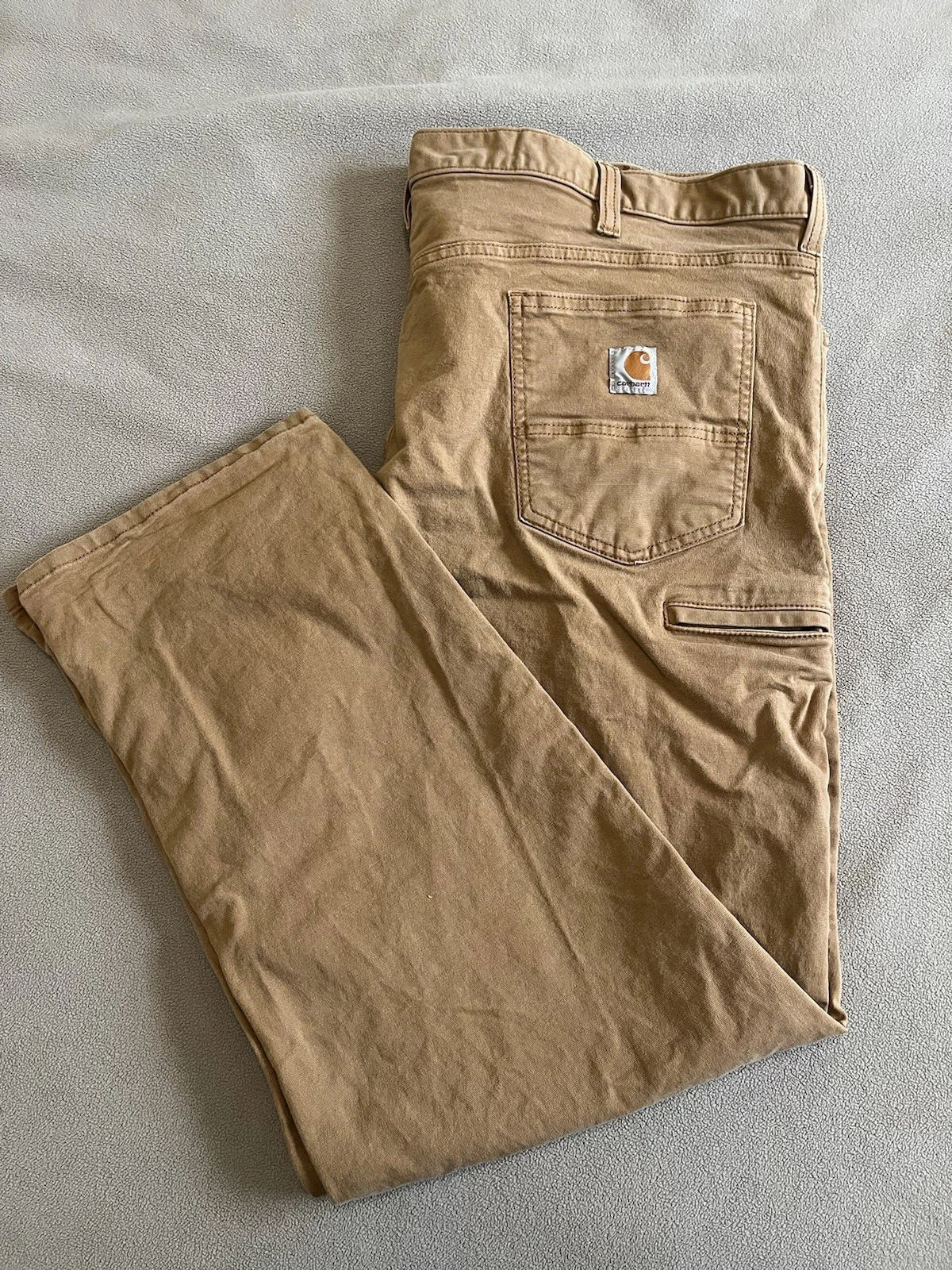 Carhartt Men's 44x32 (Fits 44x30) Rugged Flex Relaxed Fit Canvas Work Pants