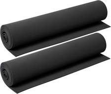 "2 Pack EVA Foam 2mm, Cosplay Foam Roll, 16 x 59in Black, Suitable for "