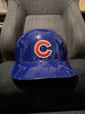Rare Carson Kelly Chicago Cubs Used Cubs Catching Helmet Skull Cap