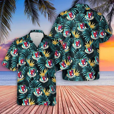 US Air Force New Jersey Air National Guard, 177th Fighter Wing Hawaiian Shirt