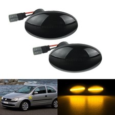 For Vauxhall Astra F Combo/Corsa B C Smoked LED Side Repeater Indicator Lights
