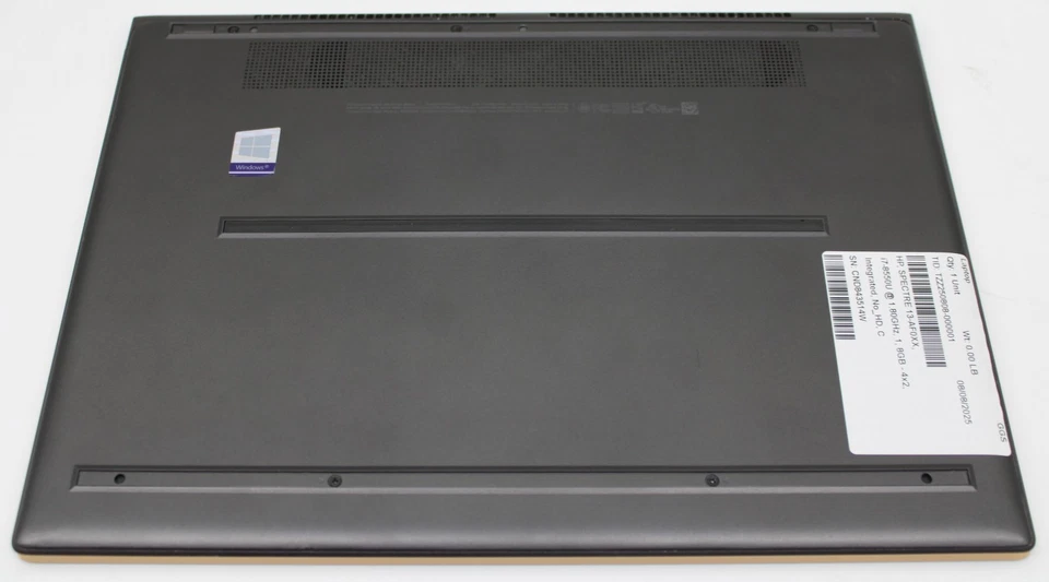 HP Spectre 13-AF0XX Laptop i7-8550U @ 1,80GHz 8GB RAM ohne SSD ohne OS Beschreibung lesen* - Bild 4 von 4