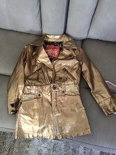 Kids Hannah Montana Gold Jacket and Skirt. Size 4-6 NRMT- Miley Cyrus Disney