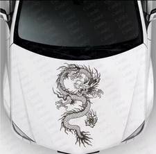 Asian Dragon Decal, hood car decal graphic; Custom Traditional Car Decal