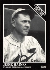 Jesse Haines 1992 Conlon Collection TSN #647 St. Louis Cardinals Baseball