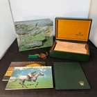ROLEX DATEJUST 16233G Watch Box Case 68.00.2 Booklte(1995 100%Authentic YZ7522-1