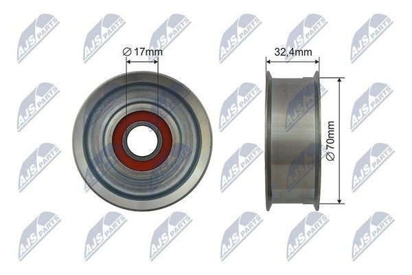 NTY Spannrolle, Keilrippenriemen RNK-NS-045 FüR Infiniti Passend FüR Nissan-image