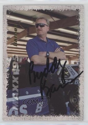 1995 Maxx Auto Buddy Barnes #138 Rookie Auto RC 0c2