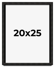 20x25 Shadow Box Black Rustic Barnwood Display Frame  | 1.125 Inch Deep | 0.875