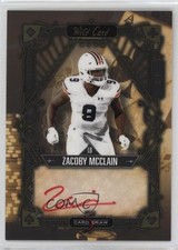 2022 Wild 5 Card Draw Vintage Gold Foil - 1/1 Zakoby McClain #5CDV-104 Auto 11ur