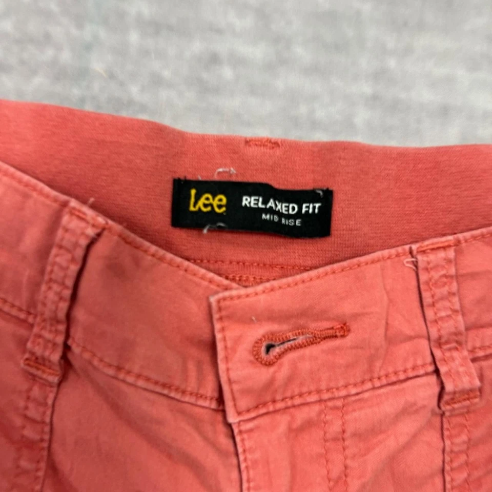 Pantalones Cortos Lee Hasta la Rodilla Carga Calce Relajado Pantalones Cortos Para Mujer 28 Foto 3 de 4