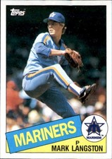 Mark Langston 1985 Topps Rookie Card #625. rookie card picture