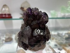 Natural Namibia Skeletal Amethyst Crystal Cluster, Purple Specimen