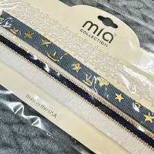 Choker Necklace Fashion Jewelry New With Tags Teen Collar Accessories Blue White