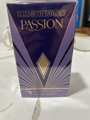 Passion by Elizabeth Taylor 2.5 oz EDT Perfume for Women Brand New In Box