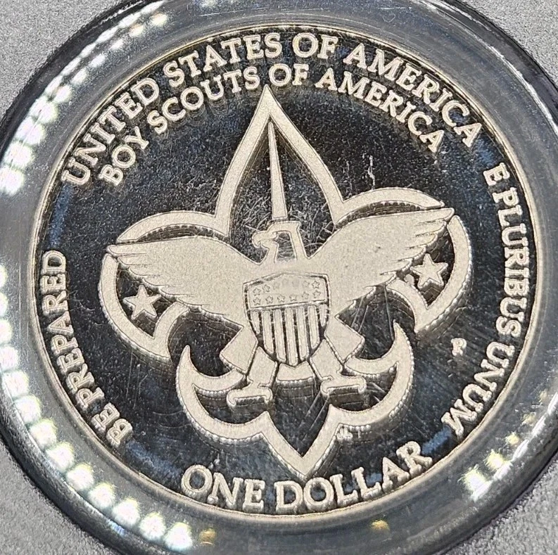 2010-P Boy Scouts of America Commemorative Silver Dollar Proof | PCGS PR69DCAM - Image 4 of 4