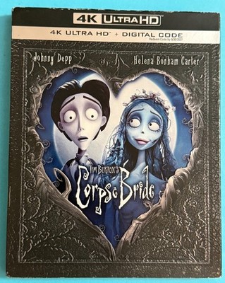 *CORPSE BRIDE*  TIM BURTON. 4K UHD + DIGITAL exp. 9/30/27 W/SLIPCOVER