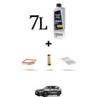 Hoffcar Wartungsset 3 Filter Und 7L ÖL FüR Bmw X5 (G05, F95) 45E 290KW Ab 2019