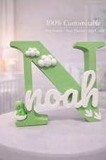 Personalized 3D Baby Name Sign Custom Nursery Decor Gift Any Color Kids
