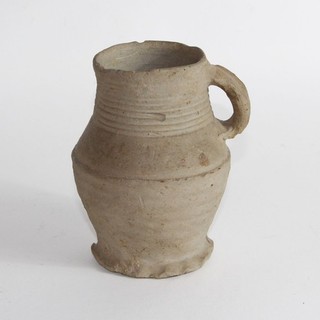 GERMANY | Authentic Medieval drinking jug Siegburg 14th/15th century