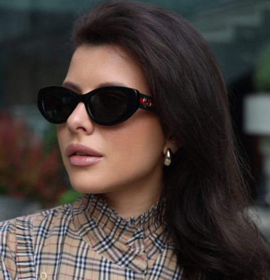 NEW GG1862S 004 GUCCI CAT EYE BLACK/BLUE WOMEN GUCCI  display picture 3