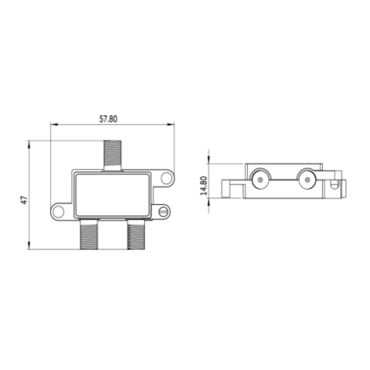 Divisor de 2 vías Inverto Unicable II IDLU-USP1O5-OUO2O-OBT | Distribución DC y HF