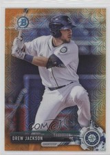 2017 Bowman Chrome Prospects Mega Box Orange Refractor 11/25 Drew Jackson n7e