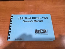1991 Buell RR1200 RS1200 Owner's Manual