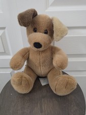 Build A Bear Brown Sugar Puppy Dog Plush 13" Retired Vintage Brown Two Tone Ears