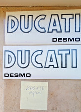 2 Aufkleber Ducati Königswelle 750SS 1974, für GfK Tank, Repro in moderner Folie