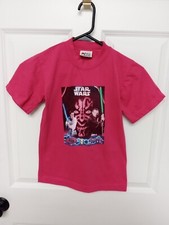 1999 Jedi vs Sith Darth Maul YOUTH Star Wars Shirt Sz M