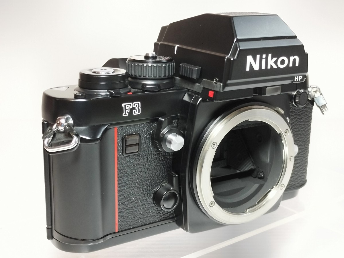 Nikon F3 35mm SLR Film Camera Body HP w/Motor Drive MD-4 Nikon F3 35mm SLR Film Camera Body HP w/Motor Drive MD-4