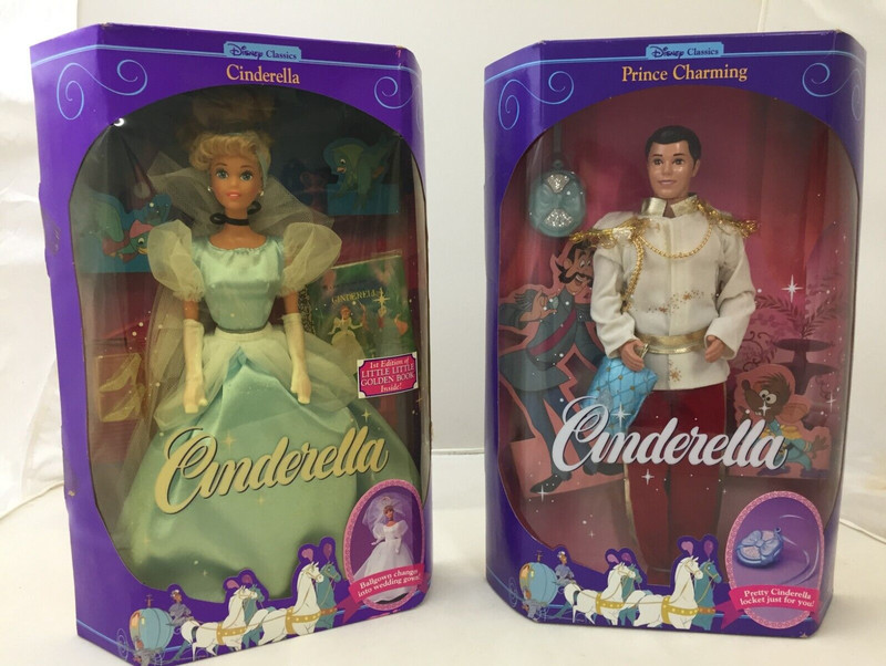 Disney Classics Cinderella and Prince Charming Dolls