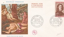 FRANCE 1965 FDC NICOLAS POUSSIN  YT 1443
