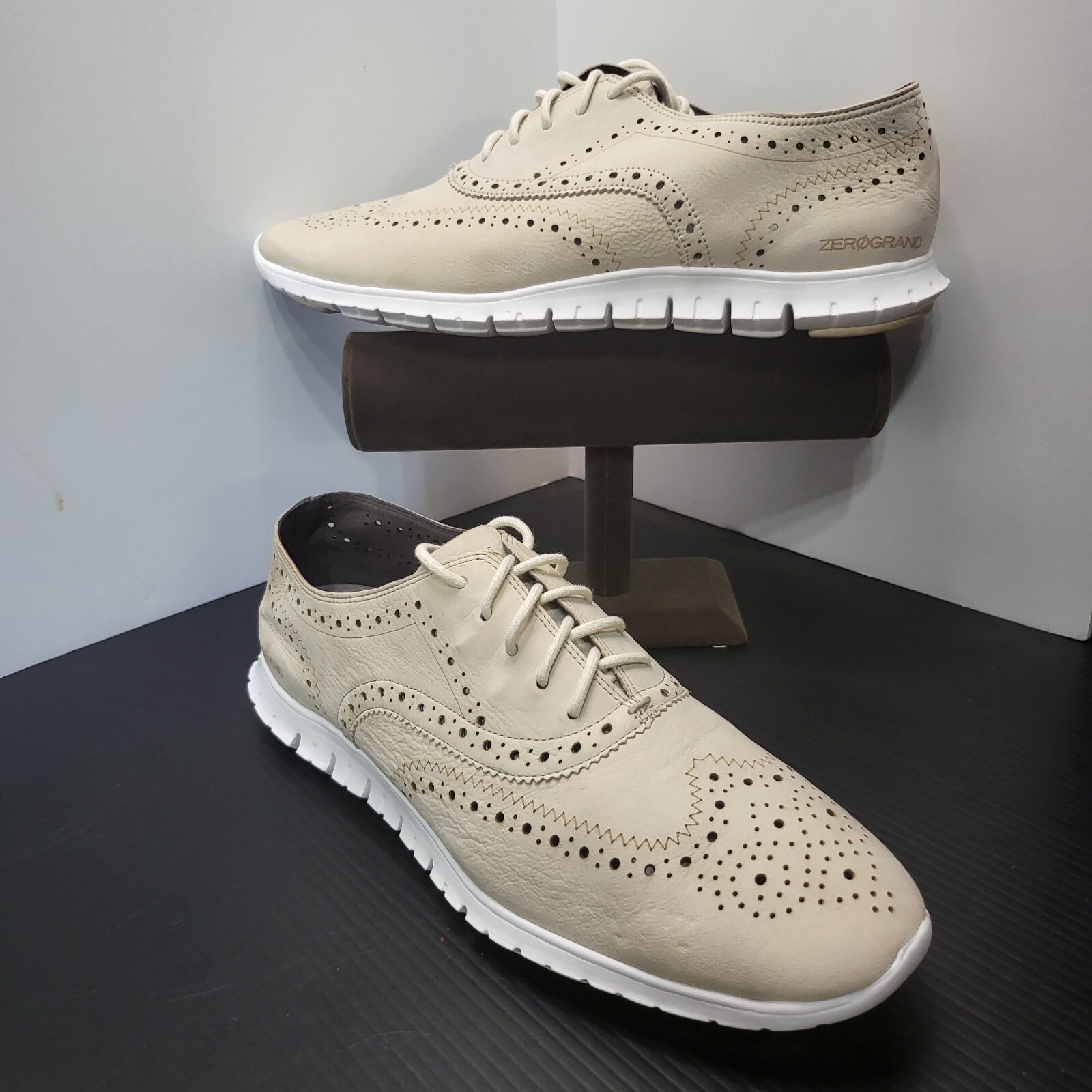 Cole Haan ZeroGrand Suede Wingtip 