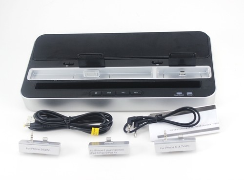 Ladegerät Lautsprecher DUAL DOCK für iPhone 6/6+ 5/5S/5C 4/4S iPad (alle Modelle) Samsung - Bild 24 von 36