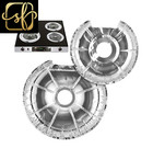 100 Pcs Electric Stove Burner Covers, Disposable Aluminum Foil Drip Pan Liners,