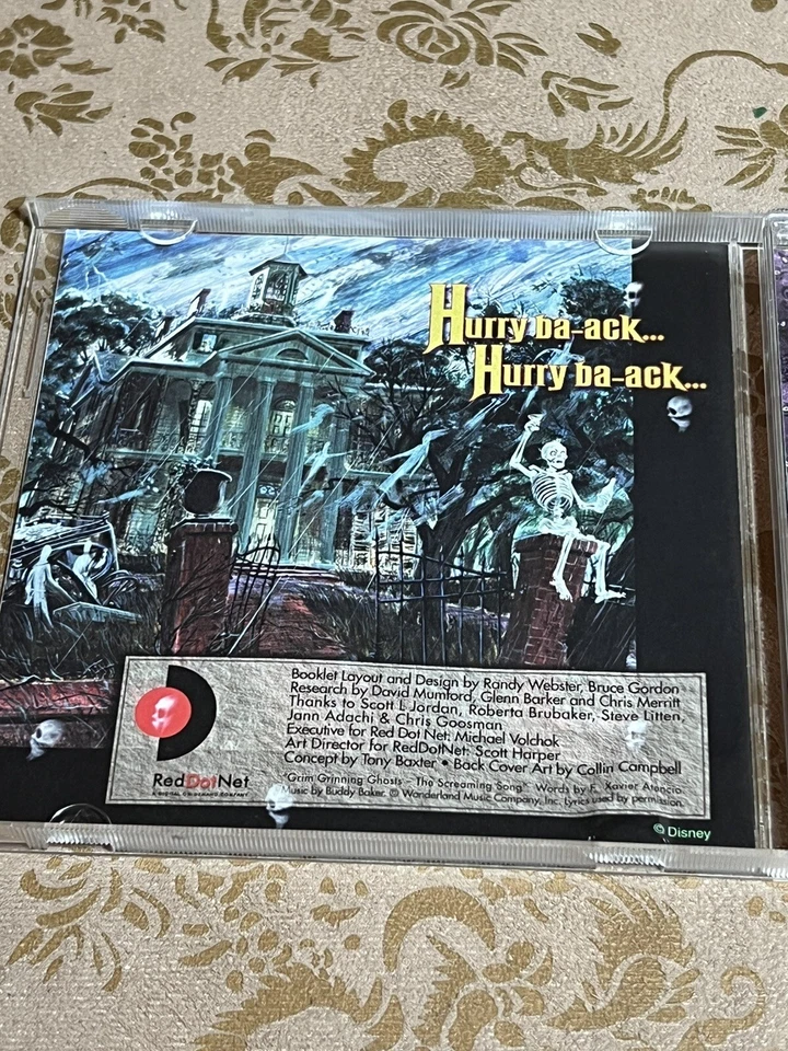Disney Haunted Mansion The Complete Original Disneyland Attraction Soundtrack CD - Image 4 of 4