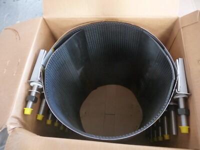 ROMAC SS2-14.3x20 Stainless 14'' Repair Clamp 13.5-14.30 OD, Part 112-14302000