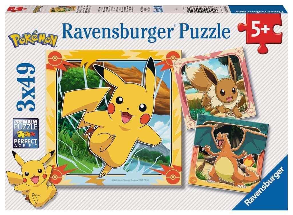 Ravensburger Pokemon 3 x 49 Piece Jigsaw Puzzles